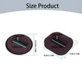 thumbnail image 4 of LAMIRO Bed Stoppers to Prevent Sliding Furniture Caster Cups Bed Chair Furniture Wheel Stoppers to Sliding Bottom Furniture Pads for Hardwood Floors Scratches, 4 of 7