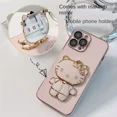 thumbnail image 4 of Funda Kitty Soporte Anticaída Con Espejo Para iPhone + Mica, 4 of 7