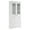 White, variant on 70.1" Modern High Freestanding Bathroom Cabinet with Glass Doors, 3 Drawers for Clutter-Free Storage Solutions