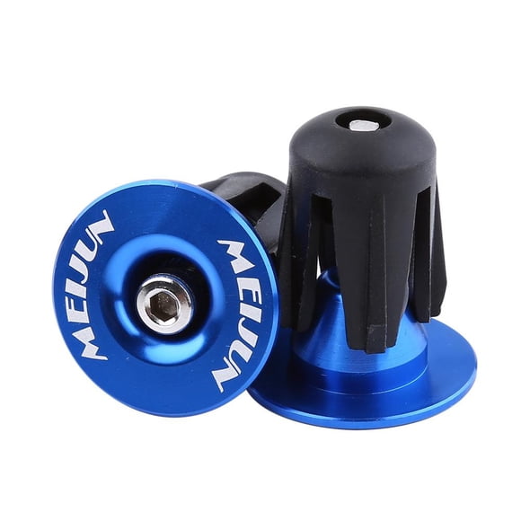 MEIJUN 2 Pcs Embouts de Guidon de Vélo en Aluminium Coloré, Accessoire de Vélo, Bouchons de Guidon