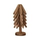 thumbnail image 1 of EZLIFE Salvamanteles de madera para platos calientes, juego de salvamanteles con forma de árbol, juego de 5 manteles individuales de madera con forma de árbol, platos plegables para salvamanteles cali, 1 of 7