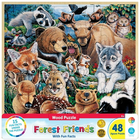 MasterPieces 48 Piece Jigsaw Puzzle for Kids - Forest Friends - 12 x12 price history on PriceWatchPro