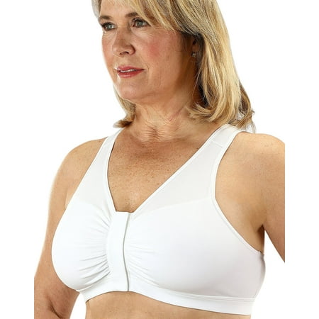 Classique Post Mastectomy Front Closure Wide Strap Fashion Bra XX-Large (Best Bra For Post Mastectomy)