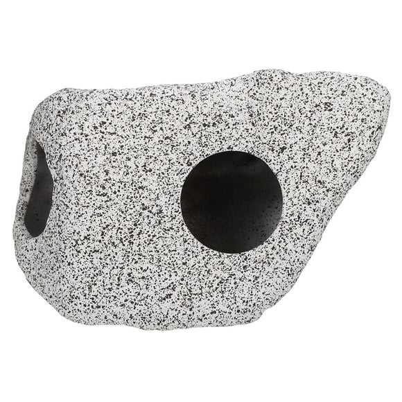 Shisuyan Habitat de Reproduction Aquarium Grotte Gris Clair 1Pcs 5.5X3.7X3.5in
