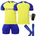 thumbnail image 4 of 2223 Liga Saudita Riyadh Victory Home C Ronaldo No. 7 Traje de camiseta de fútbol Jersey amarillo Número impreso con calcetines, 4 of 5