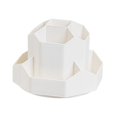 thumbnail image 2 of Moda Pen Holder Display Case Cosméticos Cepillo Contenedor Rotatorio Pen Organizador Blanco Zulema Portaescobillas, 2 of 8
