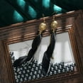thumbnail image 6 of K-KED Colorful Chain Tassel Earrings Bohemian Feather Ornaments Long Earrings-DC1485-5, 6 of 9