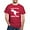 Cardinal, variant on - T Rex Small Arms Carry License Dinosaur T Shirt - Men's Classic Graphic Cotton T-Shirt