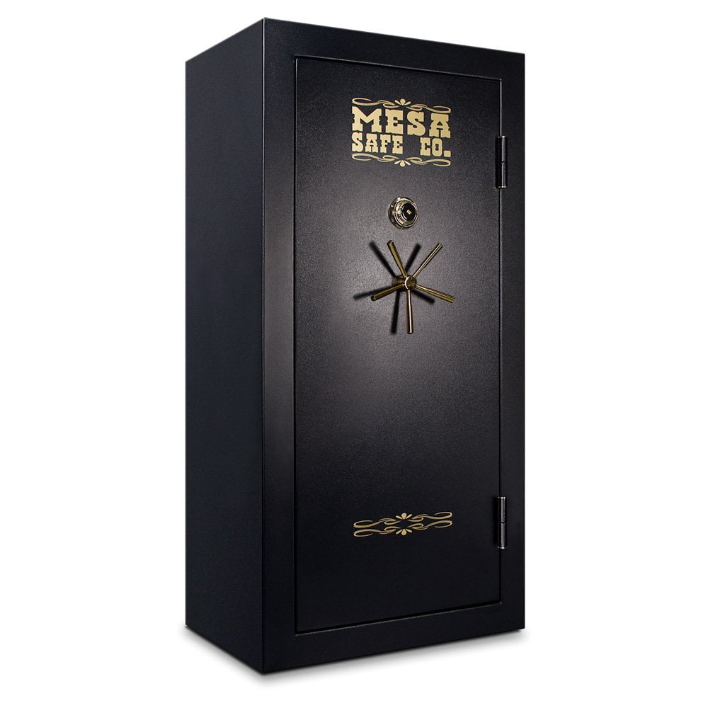 Mesa Safe MBF7236C-P Fire Resistant X-Large Security Safe with Mechanical Dial Lock, Black