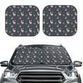 thumbnail image 2 of Balery 2 Piece Christmas Party Car Windshield Sun Shade|Foldable Front Windshield Shade for Car Front Window for Most Sedans SUV Truck-Large, 2 of 7
