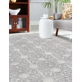 thumbnail image 5 of Unique Loom Timeless Collection Area Rug - Florence (8' 4" x 12' Rectangle Gray/Ivory), 5 of 11