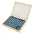 thumbnail image 2 of Juego De Herramientas De Torno De Carburo De 11 Piezas De 8x8 Mm Alta Dureza Resistencia Al Desgaste Para Torneado Fresado Corte Con Caja De Madera Herramienta De Ranurado, 2 of 7