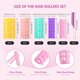 thumbnail image 1 of 36 piezas Snap on Hair Roller, 5 tamaños Plastic Hair Rollers Rizadores Self Grip Rollers con 2 piezas de acero Pintail Peines para cabello corto Largo Sin calor Rizadores de cabello Peluquería, 1 of 2