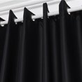 thumbnail image 2 of Graflsoa Rideau Occultant Premium en Polyester avec Œillets, 140x245cm, Plusieurs Options de Couleurs Y Compris Noir, 2 of 6