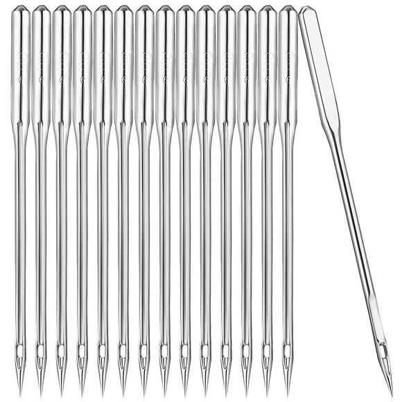 100 agujas para máquina de coser, agujas universales de repuesto, suministros de costura.