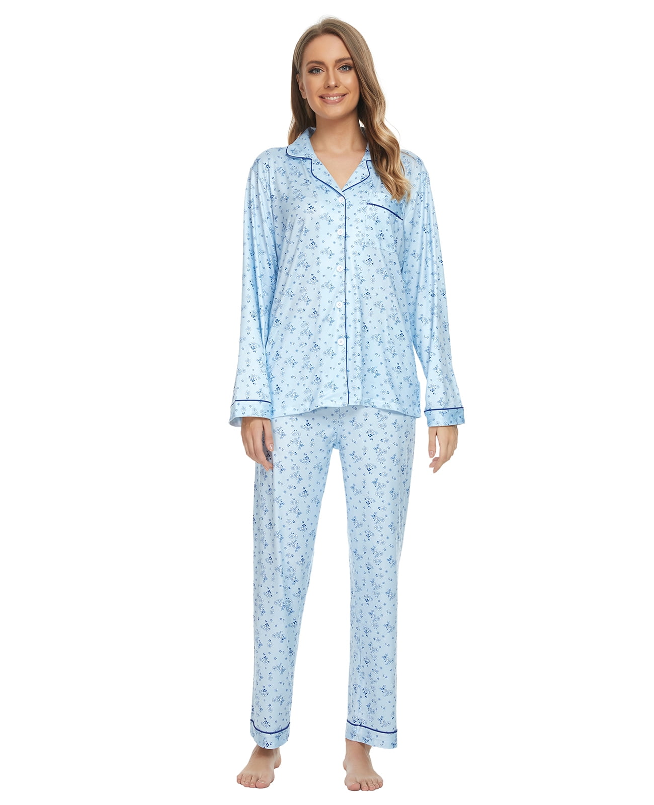 Floral pjs womens Clearance