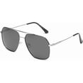 thumbnail image 1 of Polarized Men Driving Cycling Sunglasses Metal Retro Outdoor Sun Shading (Color : A, Size : Medium), 1 of 4