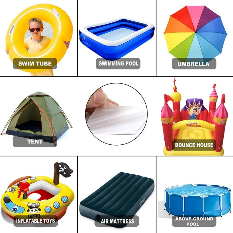  Air Mattress Patch Kit, Waterproof TPU Inflatable Patch  Repair Glue Kit, Vinyl Pool Liner Patch Repair Kit For PVC Boats,Hot  Tubs,Leather Repair,Tents,Swimming Rings And Inflatables 60ml