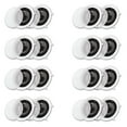 thumbnail image 1 of Acoustic Audio CS-IC83 Haut-Parleurs de Plafond à Montage Encastré avec Caissons de Basses de 8 Pouces 8 Paires, 1 of 5