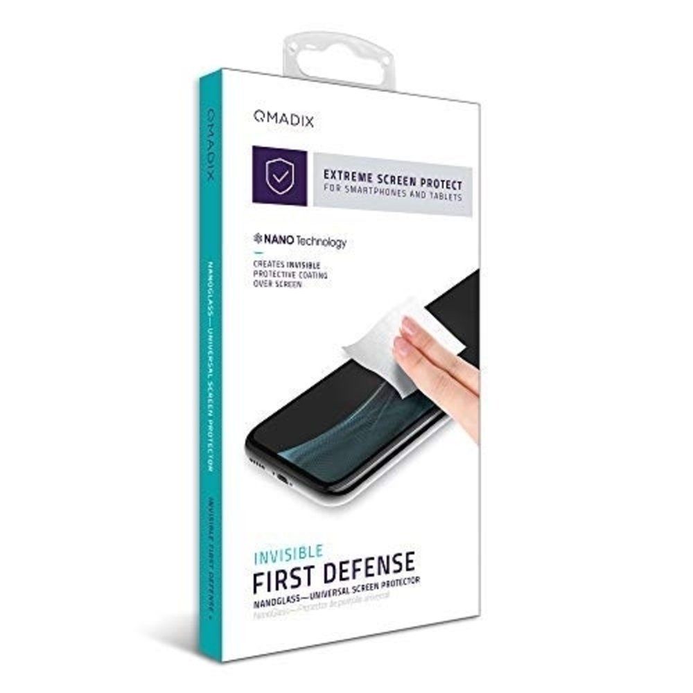 Qmadix Liquid Glass Screen ProtectorInvisible FirstDefense+ Liquid