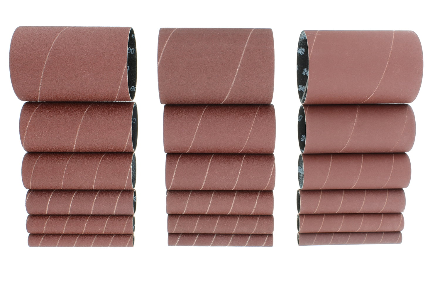 ABN Aluminum Oxide Sanding Sleeves 6-Pack 240-Grit 4.5” Inch Wood Sandpaper 