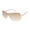 Rose Gold & Nude, variant on Rocawear Women's R3387 Vented Metal UV400 Protective Shield Rectangular Fashion Sunglasses, 134mm