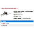thumbnail image 2 of Ignition Lock Cylinder - Compatible with 1979 Buick Opel, 2 of 2