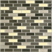 6 Pack Magic Gel Wall Tile Beige Metalic