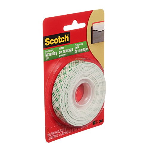 Scotch Scotch-Mount Indoor Double-Sided Mounting Tape Mega Roll  110H-LONGDC-EF, 0.75 in x