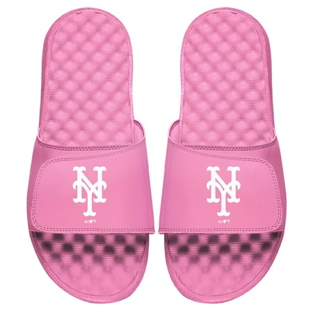 

Women s ISlide Pink New York Mets Primary Logo Slide Sandals