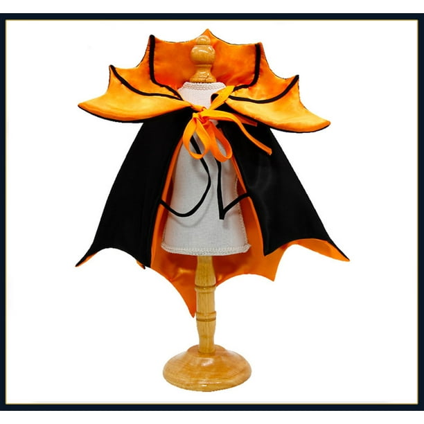 Capa de disfraz de Halloween para mascotas | Capa para perros y gatos para fiestas de disfraces | Capa ajustable para mascotas para disfraces de Halloween y celebraciones festivas