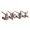 Bronze, variant on Haute Decor MantleClip Stocking Holders with Removable ZINC Alloy Holiday Icons (2-Pack Snowflake, Silver) - Christmas Stocking Hanger Hook Set - Holds Stocking Safely on Mantels up to 3 Inches Thick