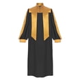 thumbnail image 5 of JOANKDMI Unisex Adult Classic Choir Judge Minister Costume Long Gown Robe with Contrasting Stole for Stage Performance Themed Roleplay Event and Roleplay Suit, 5 of 5