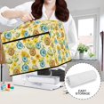 thumbnail image 6 of HELLHERO Sunflowers Pumpkins Sewing Machine Cover with Tote Handle Pockets for Extra Accessories Washable Reusable, 6 of 8