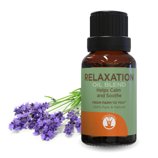 GuruNanda Essential Oils for "Relaxation" 100 Pure Essential Oil Blend