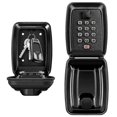 thumbnail image 1 of Waterproof Key Safe Box Wall-mounted Key Box Outdoor Key Box Safe Key Box Wall-mounted Key Safe Box-share Access To Your Keys Safely Black 121*95*62mm, 1 of 5