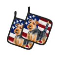 thumbnail image 1 of ""Caroline'S Treasures Welsh Terrier Patriótico Portamacetas Decorado 7.5H X 7.5W Bandera Estadounidense"", 1 of 1