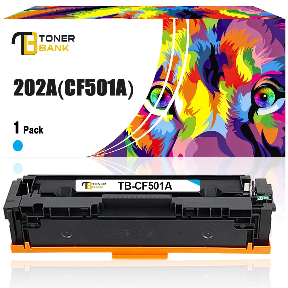 Forkert sværge vandfald Toner Bank Compatible Toner Replacement for HP 202A CF500A M281fdw Color  Laserjet Pro MFP M281fdw M281cdw M254dw M281fdn M254 M281 202 281cdw 281fdw  (1-Pack, Cyan) - Walmart.com