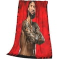 thumbnail image 4 of Jey USO Wrestler Throw Blanket Comfortable Air Conditioner Blanket Blankets for All Seasons Soft Blankets for Living Room for Camping, 4 of 8