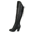 thumbnail image 2 of Journee Womens Spritz-p Stacked Heel Over The Knee Boots, 2 of 9