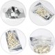 thumbnail image 1 of 50 Bolsas de papel de aluminio selladas con asa resellable Bolsas de embalaje usables Bolsas de pie para almacenamiento de alimentos Bolsas con cierre autoestable Silverback de material compuesto Pap JAMW Sencillez, 1 of 5