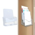 thumbnail image 6 of figatia Acrylic Brochure Holder Brochure Display Stand Gifts Document Paper Literature Holder s Holder for Pamphlets Reception A4 1 Tier, 6 of 8
