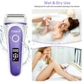 thumbnail image 2 of 3 IN 1 Womens Electric Razor, Painless Lady Shaver Waterproof Wet & Dry Low Noise Body Hair Remover Epilator Bikini Trimmer Grooming Kit W/ LED Display for Leg Arm Armpit Underarms, 2 of 9