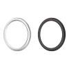 Película Vidrio Templado Con Anillo Bisel Metal para Watch S4 / S3 (escala Plateada)