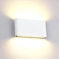 thumbnail image 3 of Lámpara de pared Zulema Aplique de pared Luz impermeable para exteriores 12W Blanco, 3 of 8