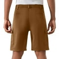 thumbnail image 5 of Lenago Shorts Womens Shorts,Mens Shorts,Unisex Solid Color Pocket Button Zipper Casual Sport Shorts Pants Unisex Cargo Shorts Outdoors Straight-Leg Knee-Length Shorts,Size S-3XL, 5 of 6