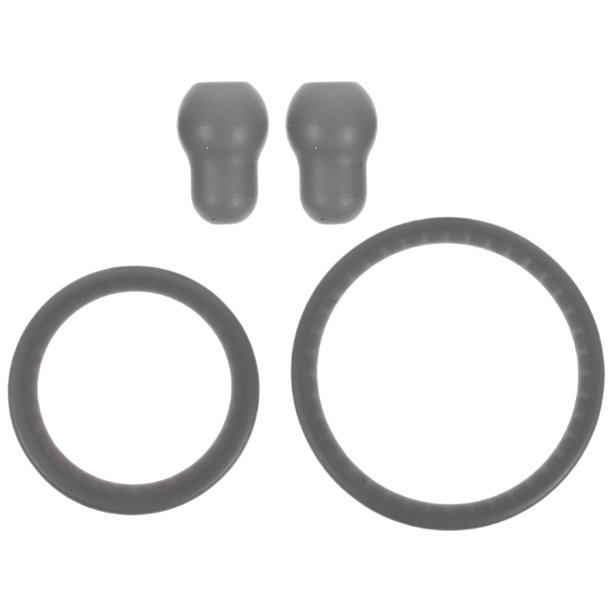 Piezas de repuesto de estetoscopio de 4 piezas Diafragma de repuesto para adultos y pediátricos y puntas de oído de estetoscopio de silicona Accesorios para estetoscopio