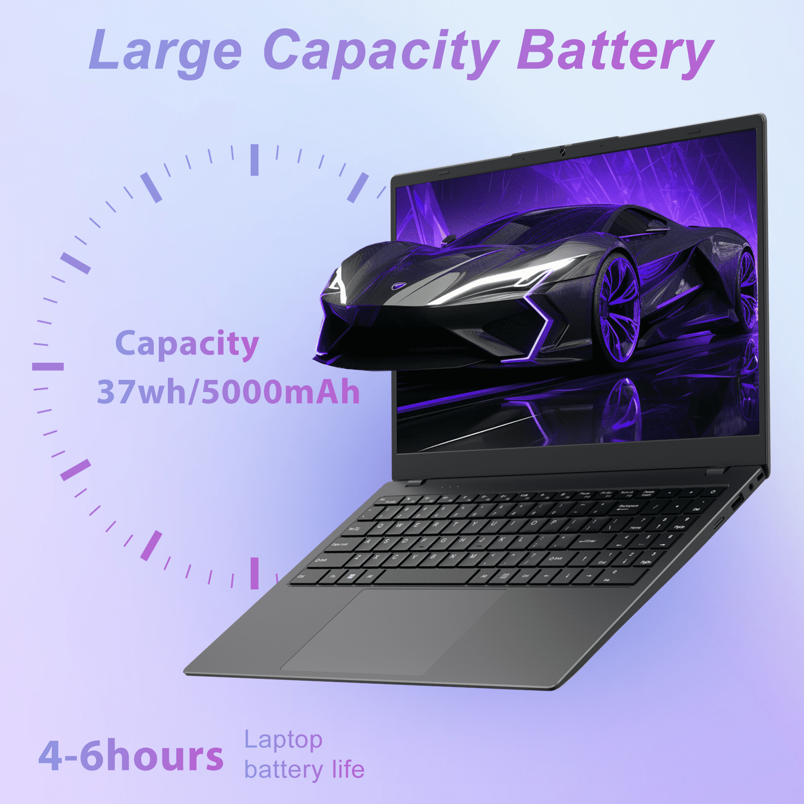 15.6 FHD IPS Laptop, 512GB SSD 8GB RAM,AMD 3020e Processor with 2 Cores Up to 2.6GHz, Office 2024, Windows 11 Laptop for Business, Study, Office, Dark Gray