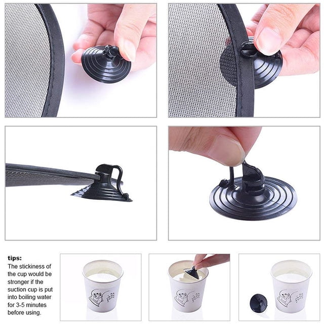 Car Sun Shade Car Window Shade 5 Pcs Car Sun Shade Car Window Shade For Side And Rear Window With Suction Cups Car Sunshade Protector