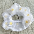 thumbnail image 1 of Large Intestine Hair Rope Hair Scrunchies Elastic Soft Gauze Daisy Pattern Large Intestine Hair Bands Hair Accessories, 1 of 1